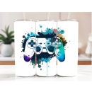 20 oz cup with gamer motif 1